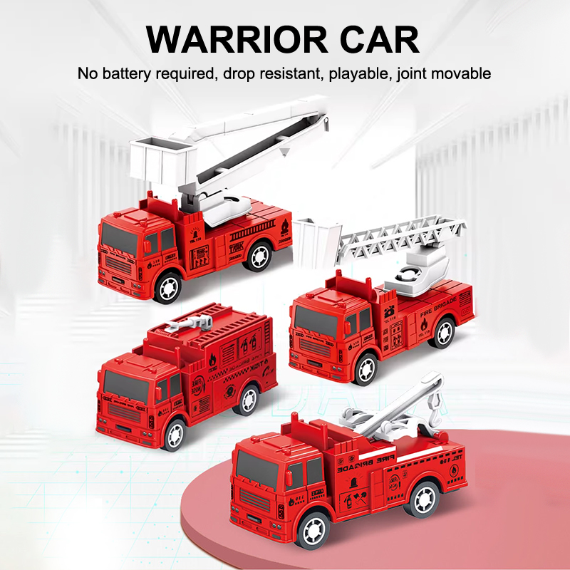 Kids Toys Boys - 1個入り子供用おもちゃ車、慣性式清掃車モデル、プルバック式工事車両、男の子向けおもちゃ、子供向け、男の子への理想的なギフト