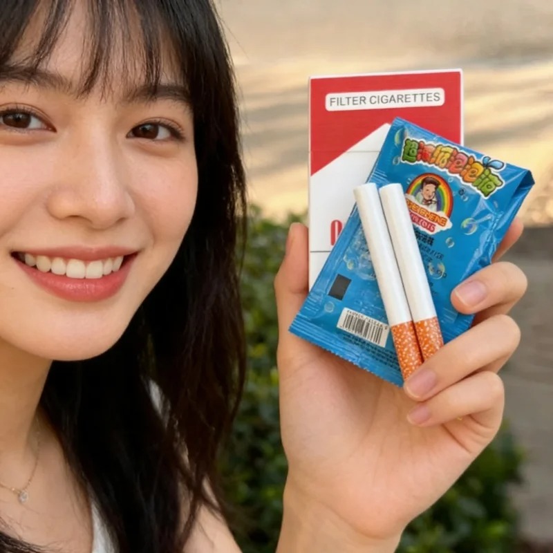 Bubble Machine Outdoor - INS 面白い奇妙なタバコ箱のおもちゃ写真撮影用小道具、友人へのギフトとして、Gng デバイスバブルマシン、屋外ポータブルパーティーギフト