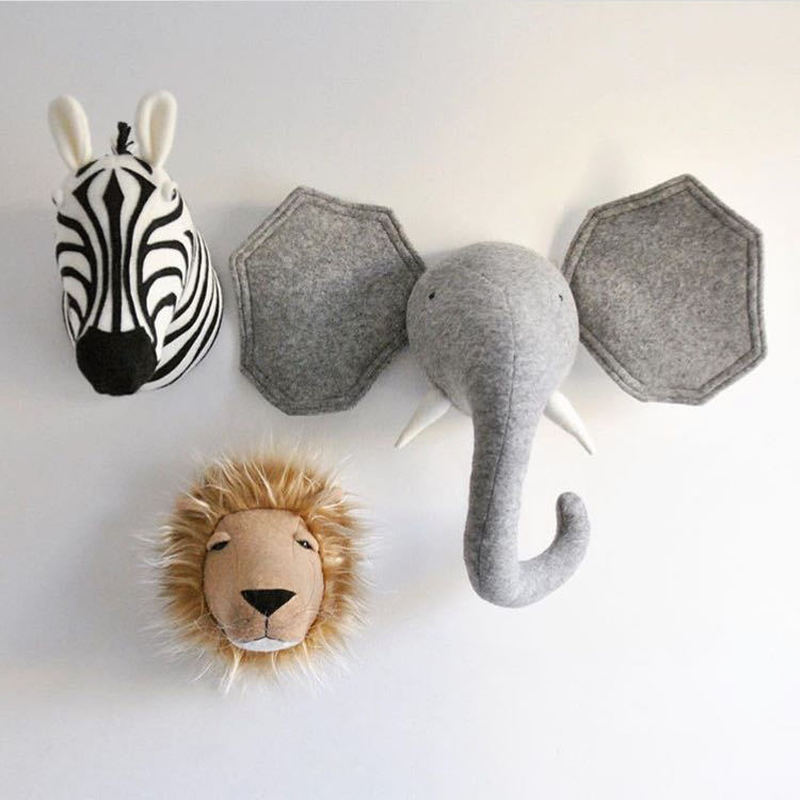 Kids Toys Elephant - ゼブラ/象の形をした3D動物の壁,子供のおもちゃ,誕生日プレゼント,部屋の壁の装飾アクセサリー
