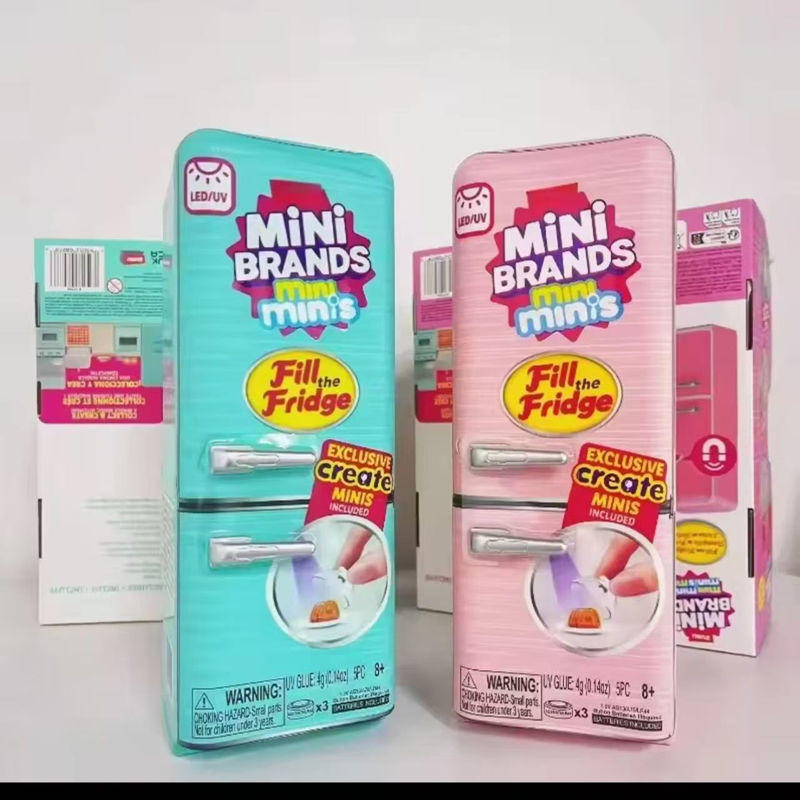 Play Kitchen Set - ズル ミニブランド ミニミニ フィル・ザ・フリッジ シミュレーション冷蔵庫おもちゃ ブラインドボックスセット
