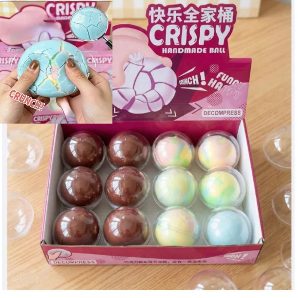 Kids Quiet Toys - スクイーズストレスボール、ゆっくり戻るワックス状スキンスクイーズ玩具、子供と大人のための静かな感覚玩具、ストレス解消グッズ
