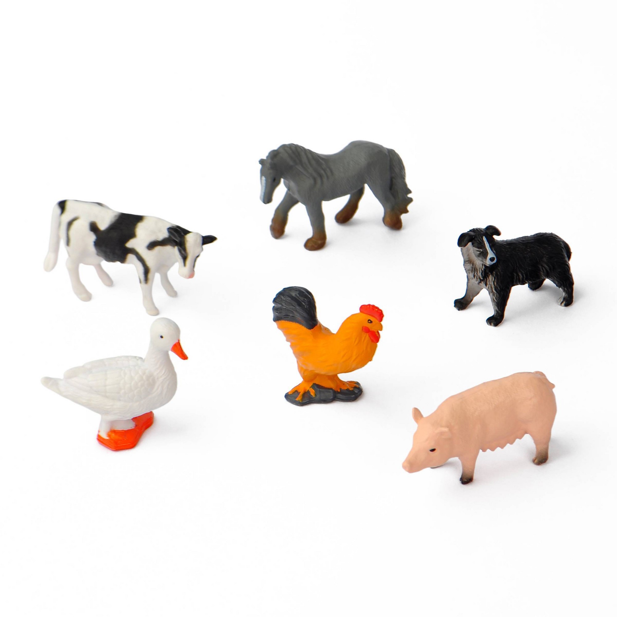 Kids Toys Play Youtube - 6個入りミニ動物フィギュア収納チューブ、カラフルなプラスチック製サファリおもちゃ、子供向け遊び、パーティーの記念品セット