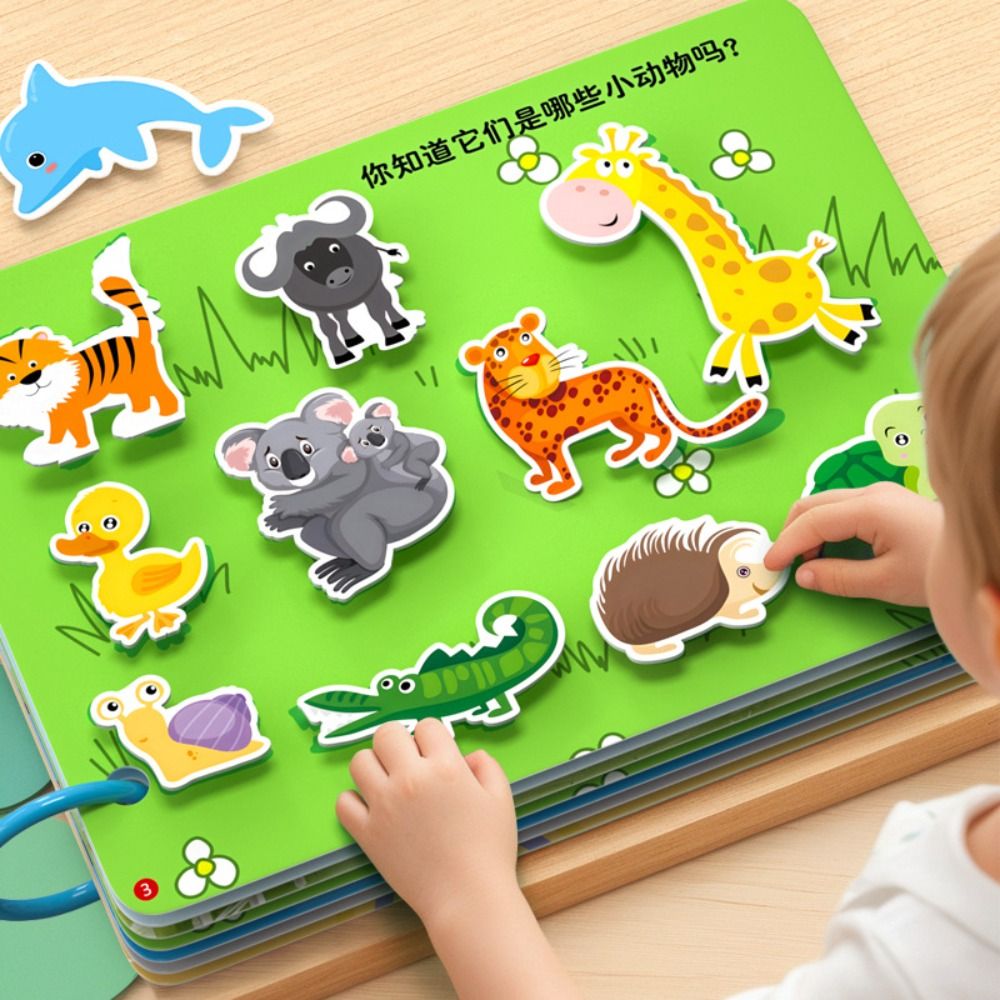 Kids Quiet Toys - 耐久性のある 10 ページベビーティアブック漫画ノイズプルーフハンドティアブック静かな本子供の早期学習教育玩具