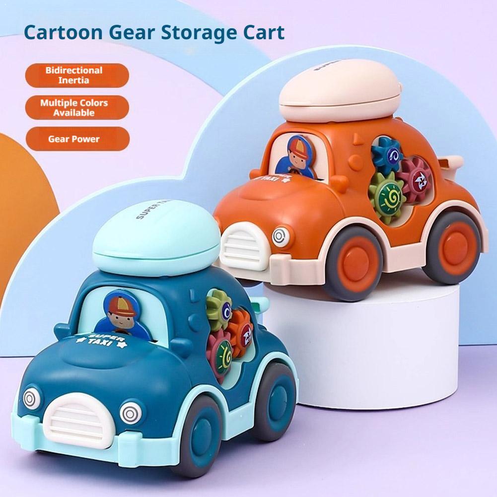 Kids Toys Boys - 漫画ミニプルバックおもちゃ車慣性車両早期教育用クロールおもちゃ男の子向け誕生日プレゼント