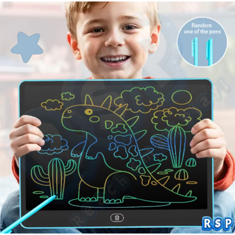 Kids Toys Drawing - 16 インチ液晶描画タブレットライティングボードカラー落書きカウント練習黒板教育玩具 3-12 歳の子供のためのギフト