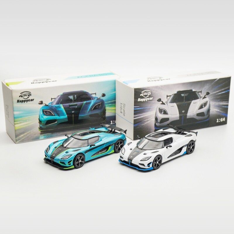 Kids Toys Boys - ハッピーカー 1/64 ケーニグセグ アゲーラRS ダイキャストカーモデル 合金製シミュレーションコレクション