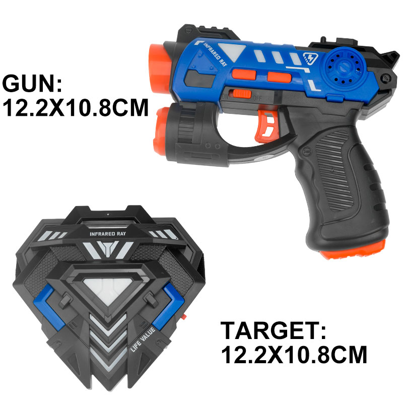 子供用赤外線バトルガンセット 電動おもちゃ銃 レーザータグイ - Laser Tag Set Kids のレビューと価格