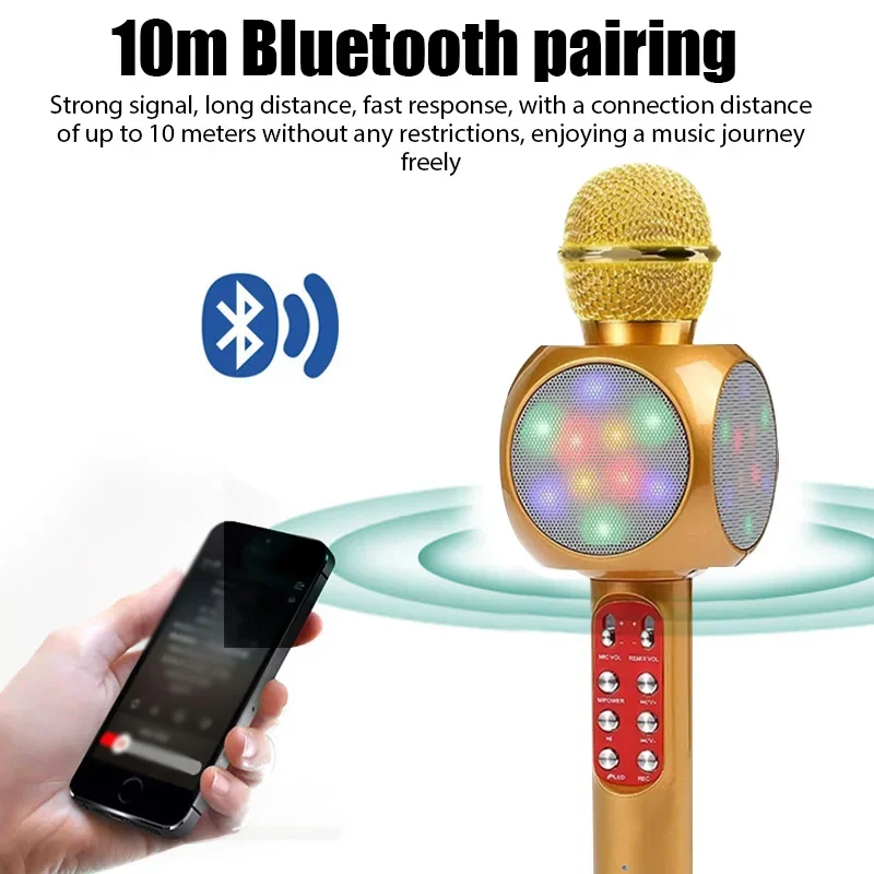 WS1816 ワイヤレス子供カラオケマイク子供マイク Blu - Kids Microphone Karaoke のレビューと価格