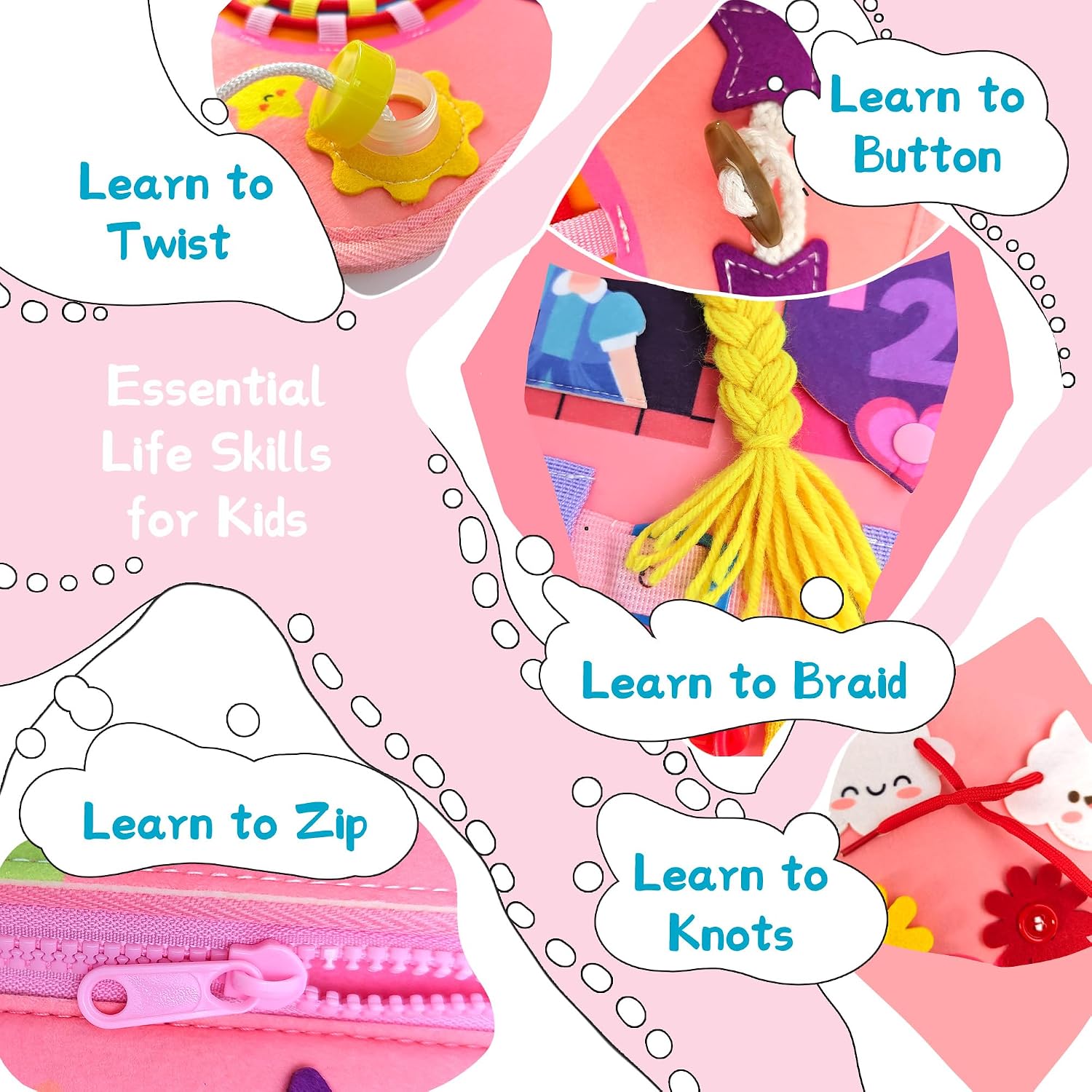 楽しいプリンセスキャッスルアクティビティバックパック｜子供た - Kids Quiet Toys のレビューと価格