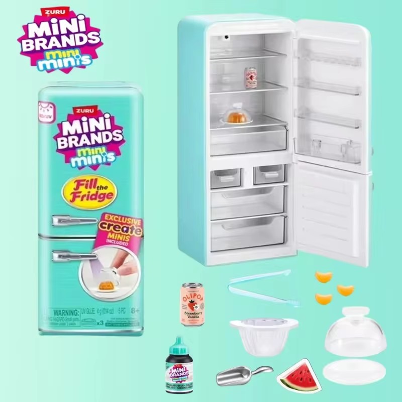 LEDライト付きミニ冷蔵庫おもちゃセット、ミニフード付きハウ - Play Kitchen Set のレビューと価格