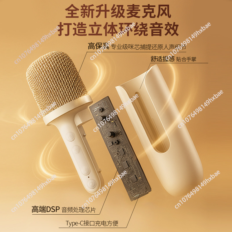ポータブルミニワイヤレスマイクカラオケスピーカー10Wウーフ - Kids Microphone Karaoke のレビューと価格