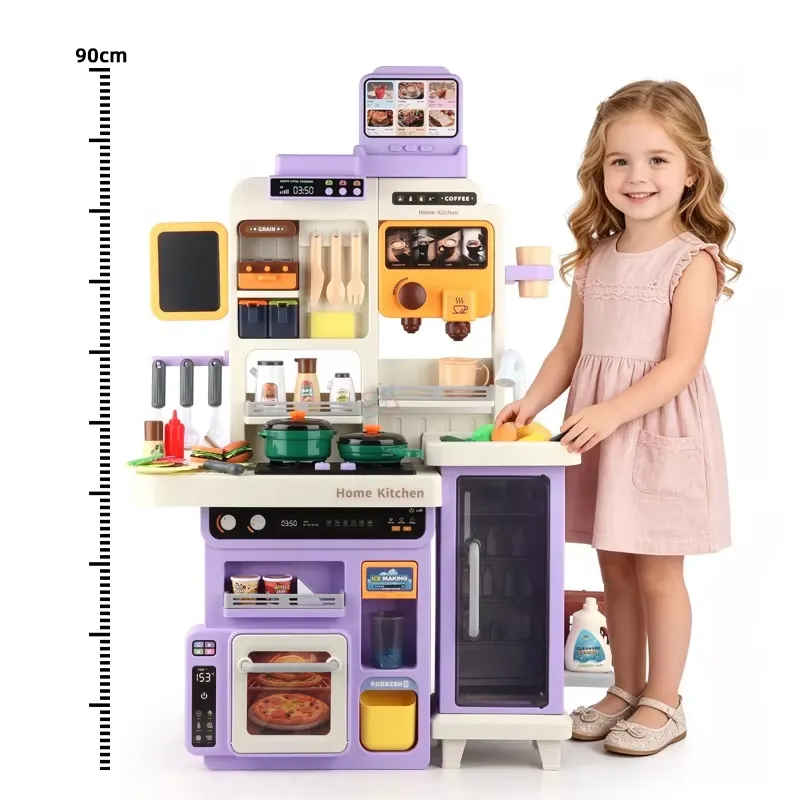 90cm大型ごっこ遊びキッチンセット（ライト、サウンド、シン - Play Kitchen Set のレビューと価格