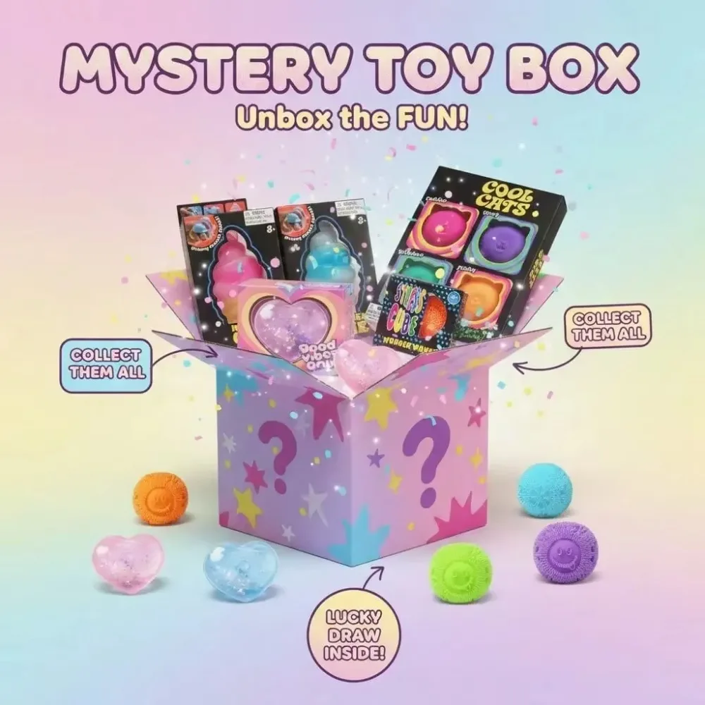 スクイッシー・ミステリーボックス、ゆっくり膨らむフィジェット - Kids Toys Set のレビューと価格