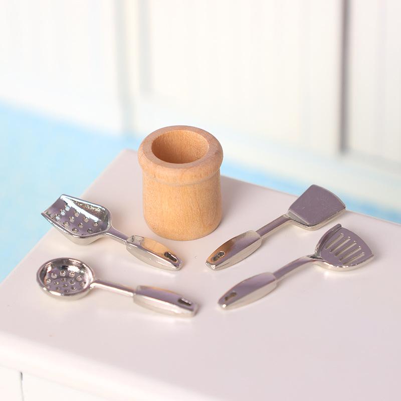 ミニチュアキッチン用品セット 1:12スケール ドールハウス - Play Kitchen Set のレビューと価格