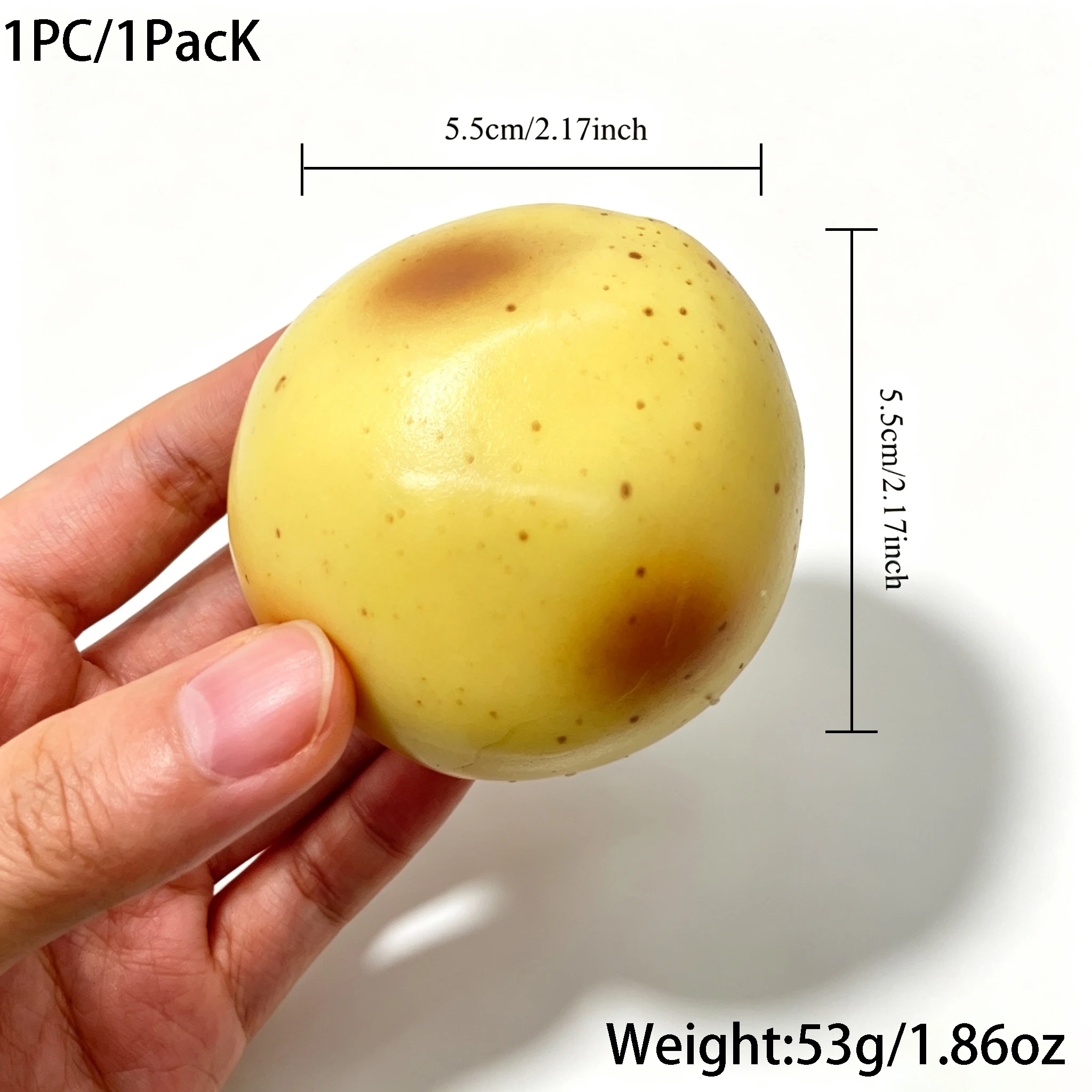 カリカリポテトスクイッシーストレスボールASMRフィジェット - Sensory Fidget Toys のレビューと価格