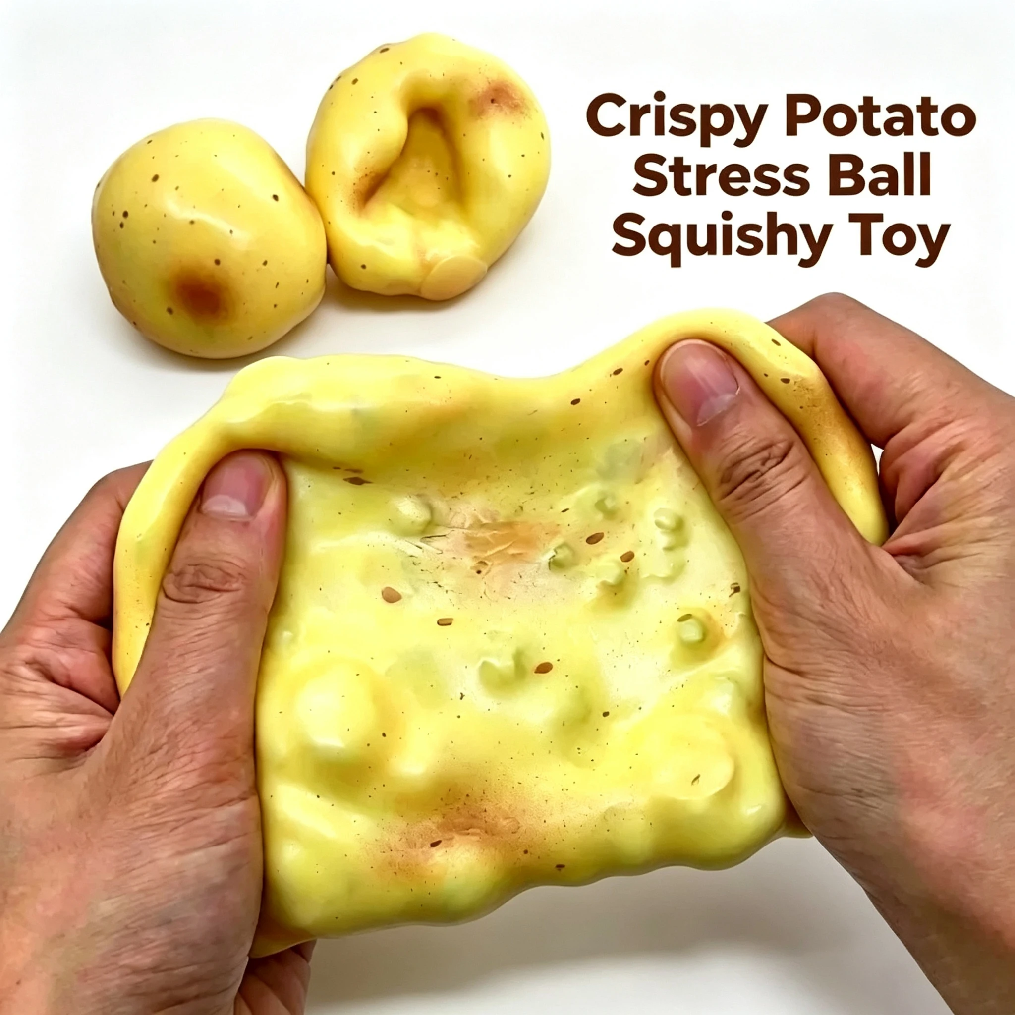 カリカリポテトスクイッシーストレスボールASMRフィジェット - Sensory Fidget Toys のレビューと価格