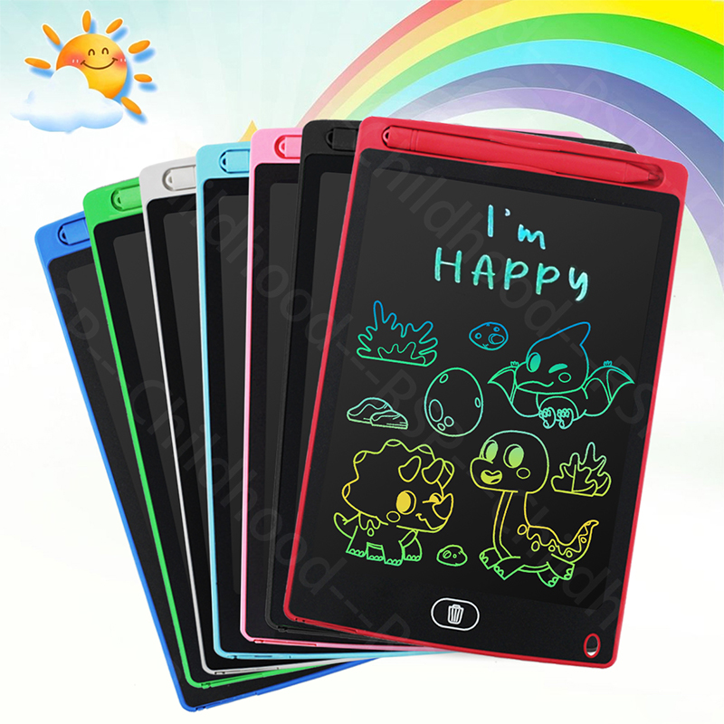 子供用LCDライティングタブレット、8.5インチカラフルお絵 - Kids Toys Drawing のレビューと価格