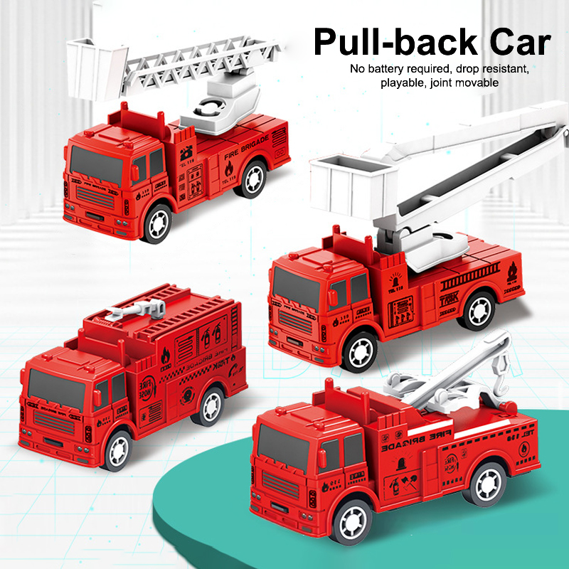 1個入り子供用おもちゃ車、慣性式清掃車モデル、プルバック式工 - Kids Toys Boys のレビューと価格
