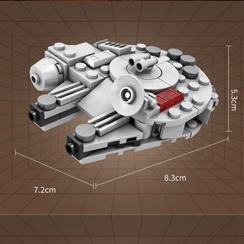 クラシックスターファイター飛行機宇宙船ビルディングブロックセ - Kids Toys Set のレビューと価格