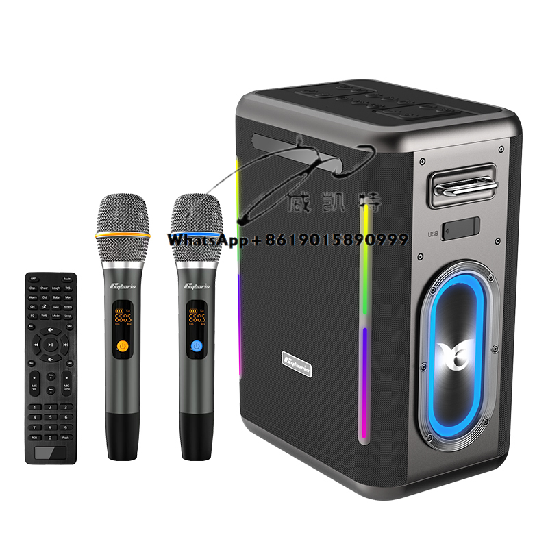 X15 400Wカラオケマシン、ステレオベースブームボックス - Kids Microphone Karaoke のレビューと価格