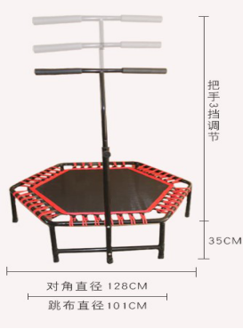 調節可能なハンドルバー付きサイレントミニトランポリン、フィッ - Trampoline Mini Indoor のレビューと価格