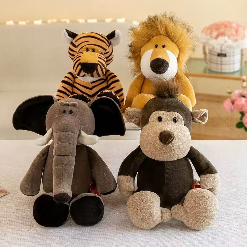 25 センチメートルかわいいジャングル動物ぬいぐるみ森林動物 - Kids Toys Elephant のレビューと価格