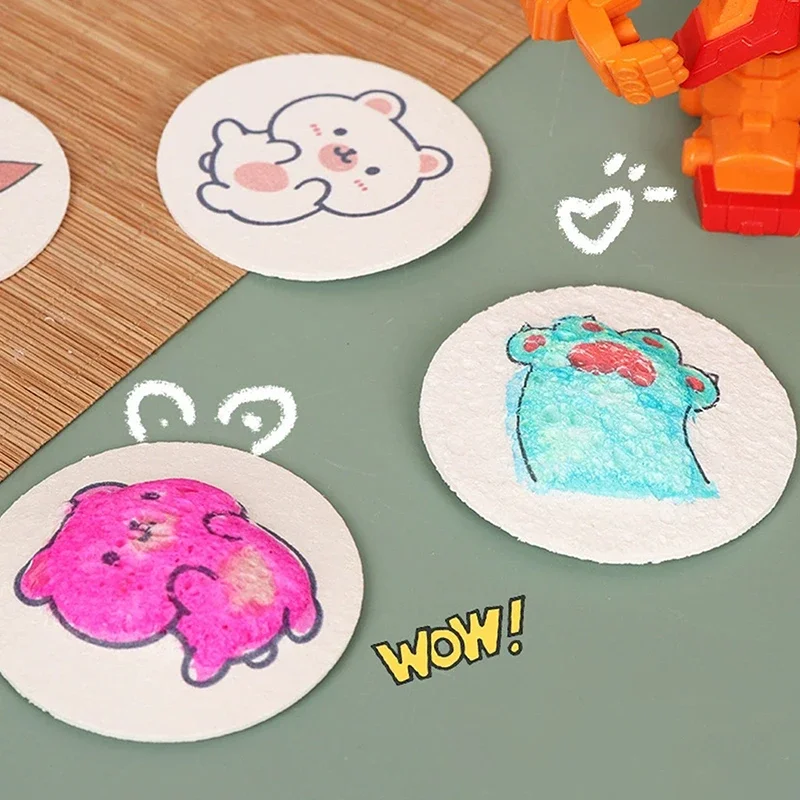 3D パフィーフォームテクスチャペイントペーパー子供のための - Kids Toys Drawing のレビューと価格
