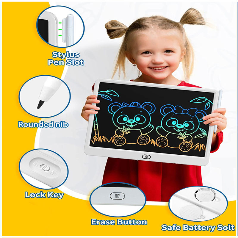 13/16 インチ液晶描画タブレットライティングボードカラー - Kids Toys Drawing のレビューと価格