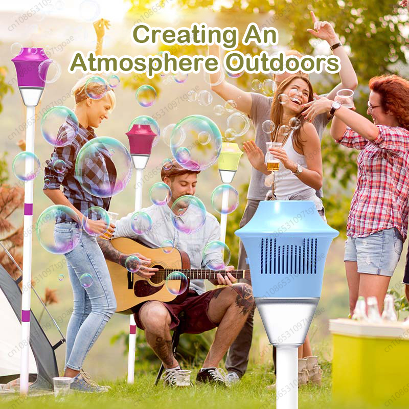 バブルマシン人気街灯バブルマシン屋外泡吹き出し音と光キャンプ - Bubble Machine Outdoor のレビューと価格