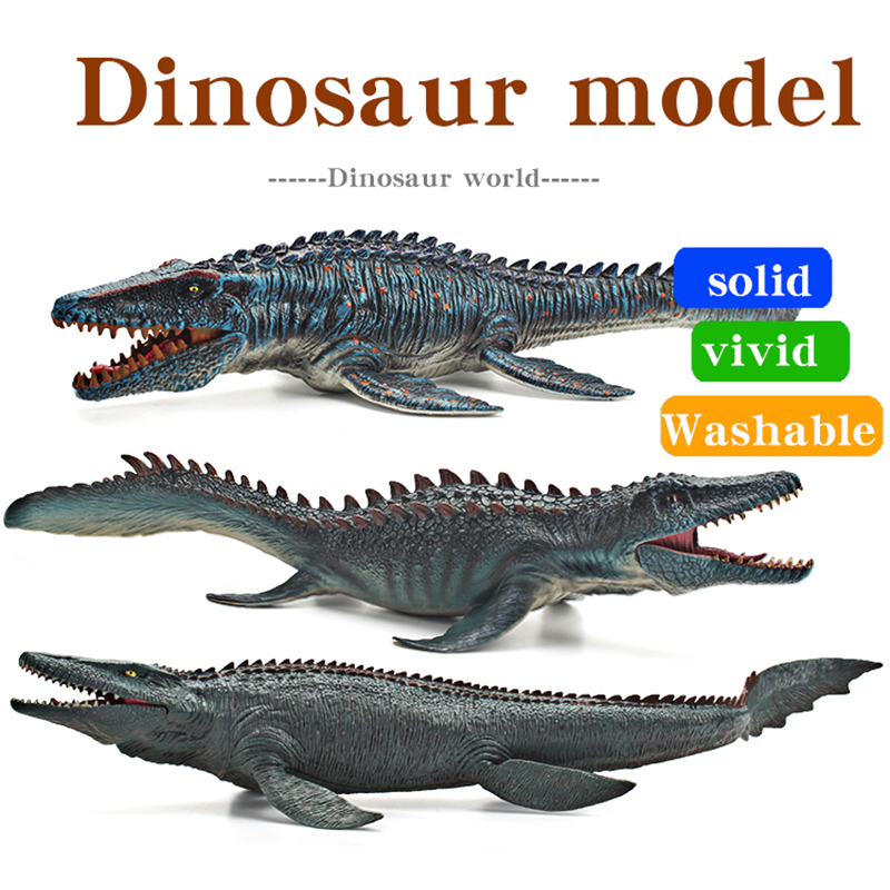 先史時代の海洋恐竜モデルアクションフィギュア - モササウル - Kids Toys Packaging のレビューと価格
