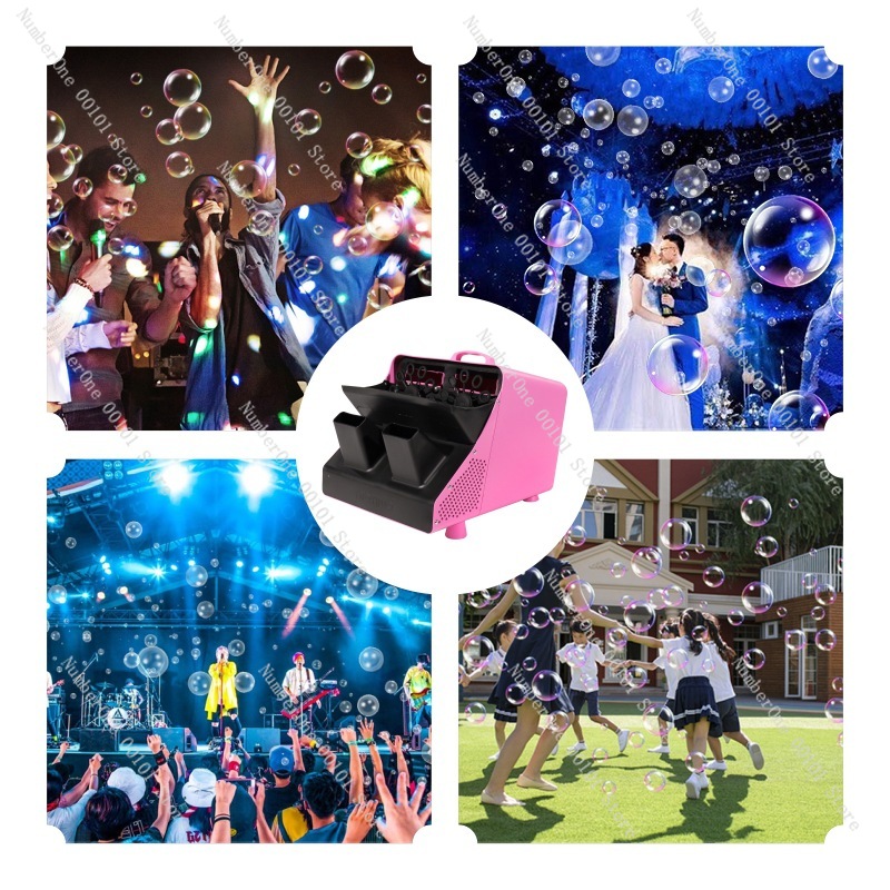 ウェディングバブルマシンステージ充電式リモコン屋外全自動イン - Bubble Machine Outdoor のレビューと価格