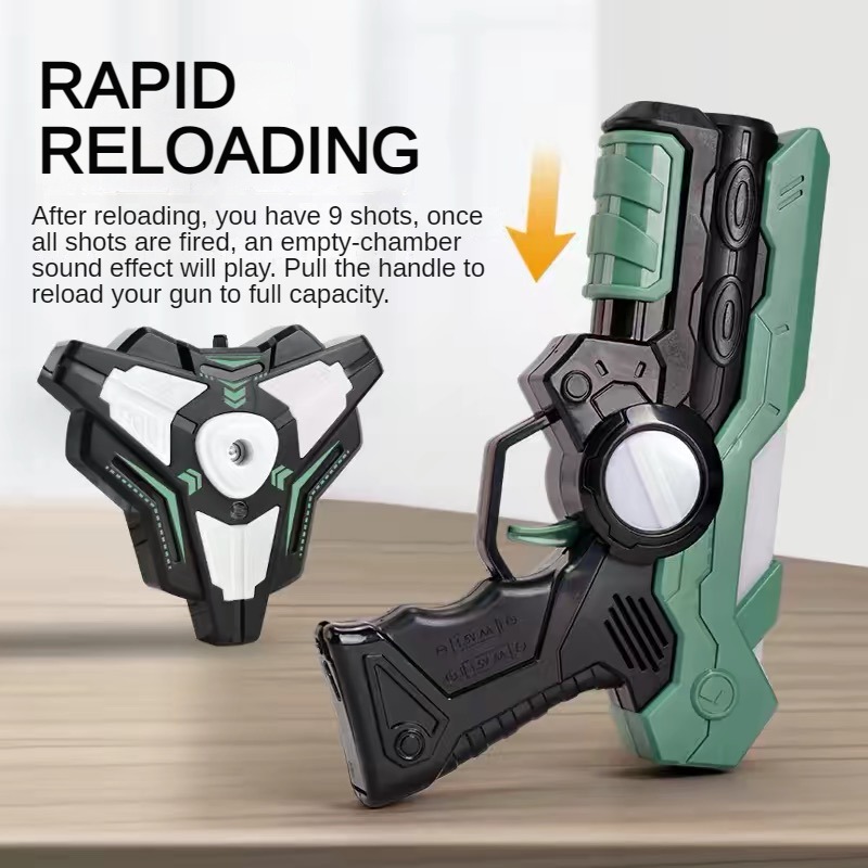 赤外線トイガンセット レーザータグバトルゲーム 煙噴射 LE - Laser Tag Set Kids のレビューと価格