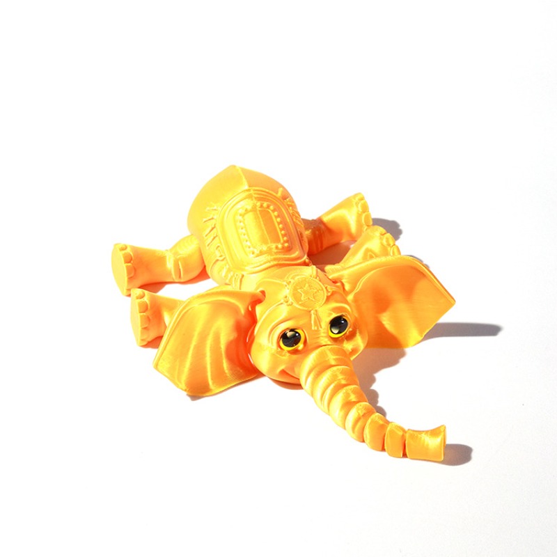 10 センチメートル 3D プリント象モデル多関節可動象アク - Kids Toys Elephant のレビューと価格