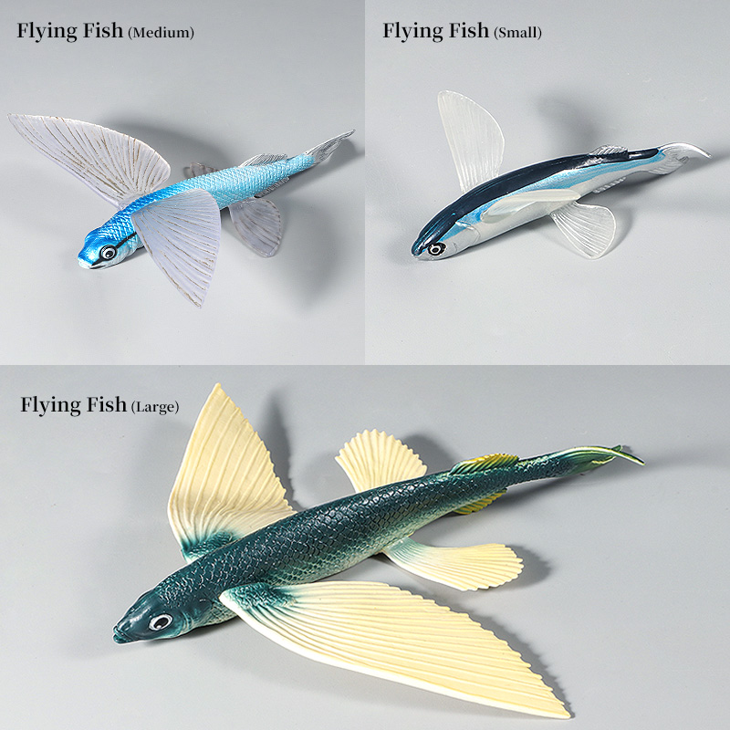 海洋動物水中世界トビウオセットアクションフィギュア海洋生物モ - Kids Toys Packaging のレビューと価格