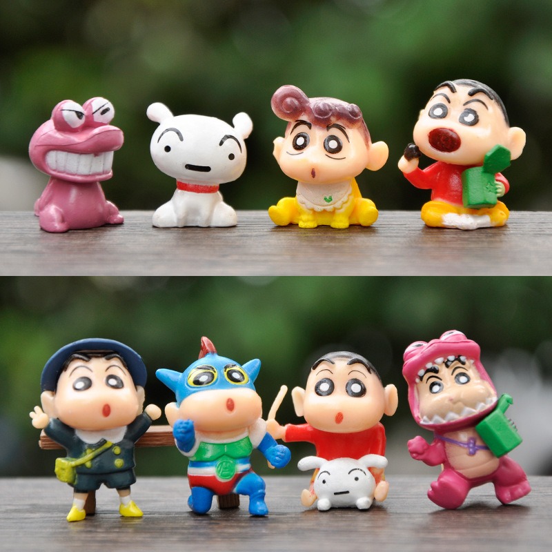 新スタイルミニクレヨンしんちゃんサイヤ人アニメフィギュア漫画 - Kids Toys Set のレビューと価格