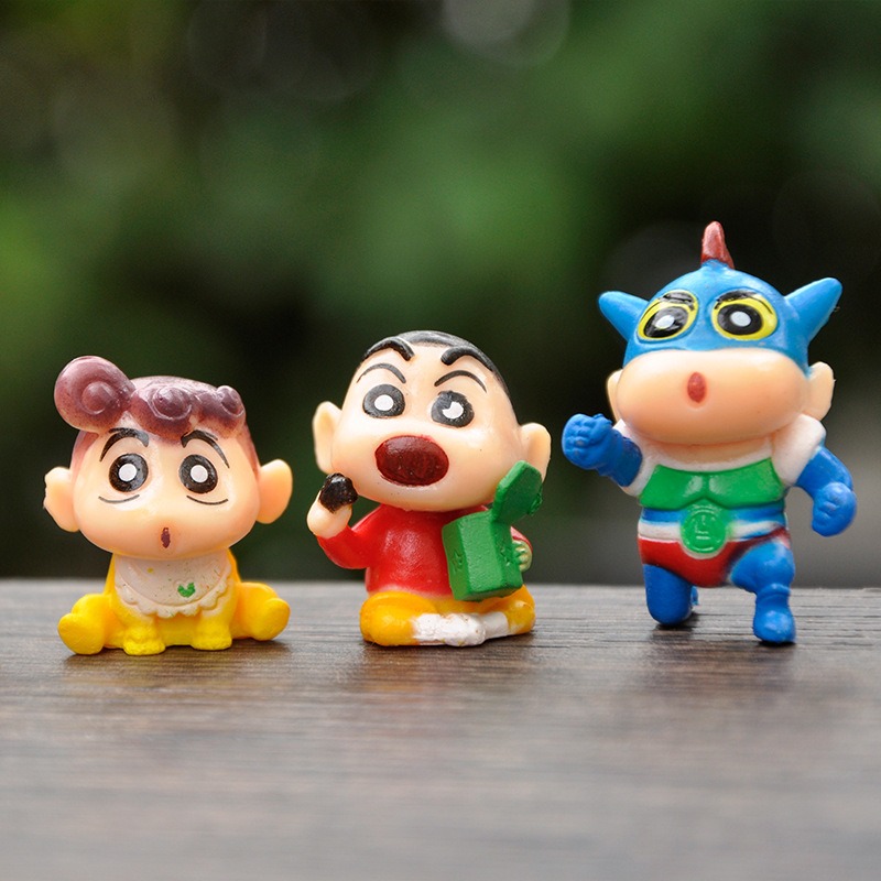 新スタイルミニクレヨンしんちゃんサイヤ人アニメフィギュア漫画 - Kids Toys Set のレビューと価格