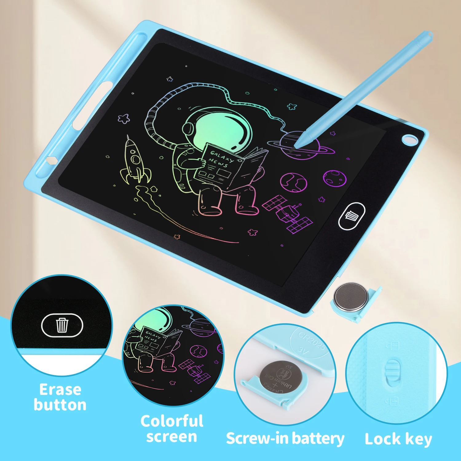 8.5 インチ LCD ライティングタブレット描画ボード落書 - Kids Toys Drawing のレビューと価格