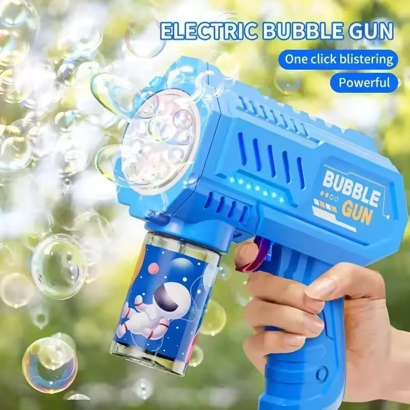 自動バブルマシン、多穴バブルブロワー、バブル液付き、子供用屋 - Kids Toys Packaging のレビューと価格