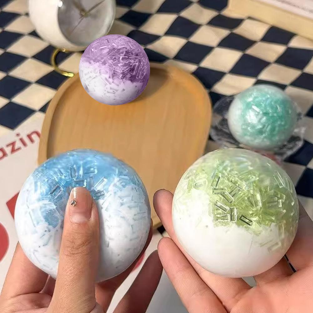 クラッシュクリスタルアイススクイーズボール ソフトTPR成形 - Sensory Fidget Toys のレビューと価格
