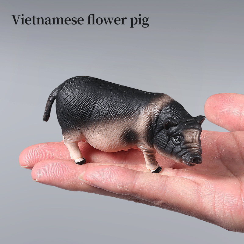 家禽農場動物アクションフィギュアセット - 豚、雌豚、ウシジ - Kids Toys Packaging のレビューと価格