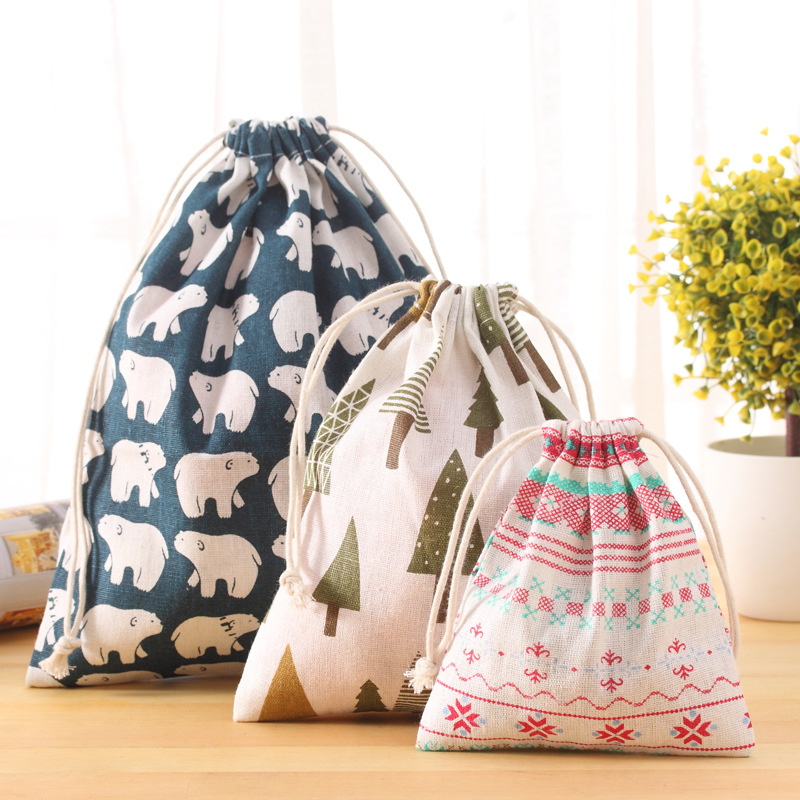 新しい2ピース赤ちゃんのおもちゃ収納袋付き巾着キャンバスホー - Kids Toys Packaging のレビューと価格