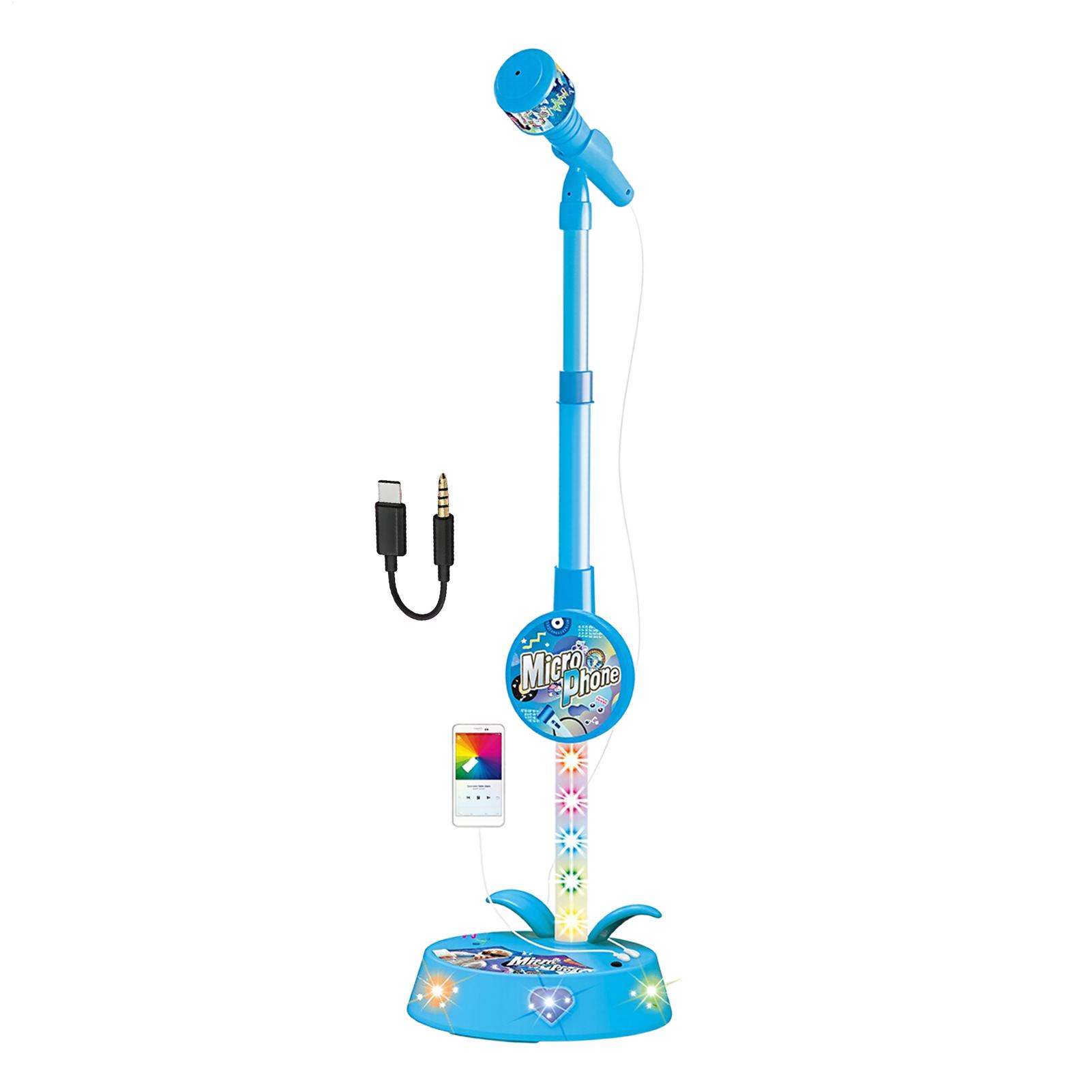 子供用マイク スタンド付き ワイヤレス 高さ調節可能 ポータ - Kids Microphone Karaoke のレビューと価格