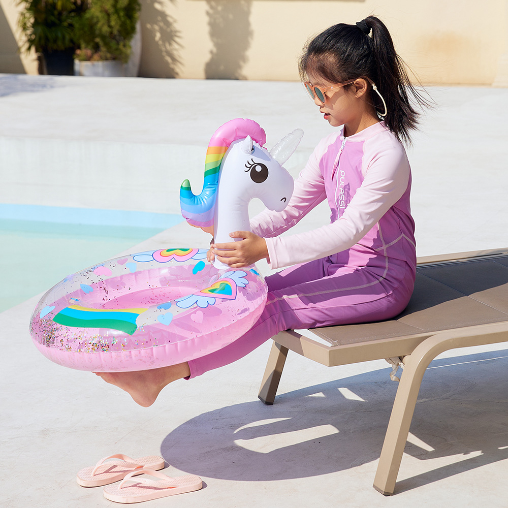 漫画ユニコーンベビー水泳リングチューブインフレータブルおもち - Kids Toys Play Youtube のレビューと価格