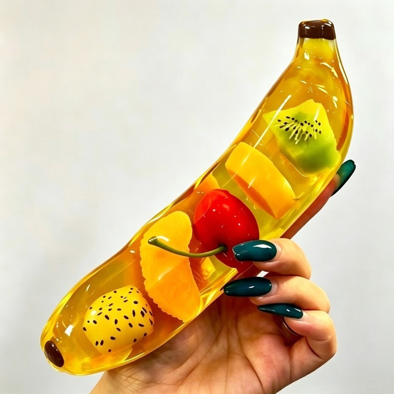 フルーツバナナゼリースクイッシーおもちゃ ストレスボール フ - Sensory Fidget Toys のレビューと価格