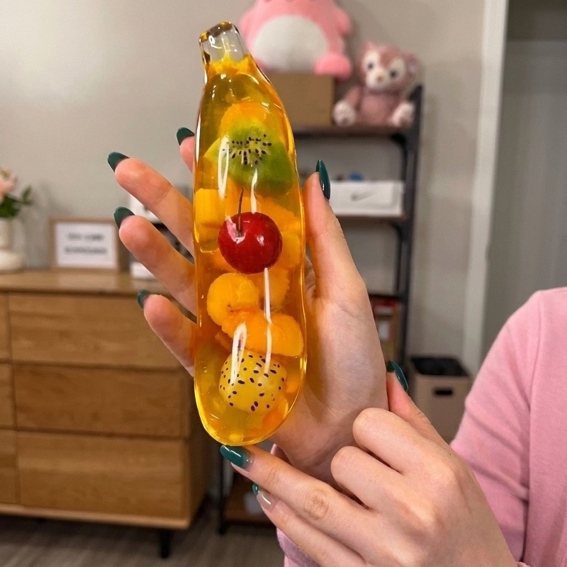 フルーツバナナゼリースクイッシーおもちゃ ストレスボール フ - Sensory Fidget Toys のレビューと価格